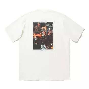 Li Ning Scenic Футболка с круглым вырезом, мягкая, удобная, дышащая, универсальная, с коротким рукавом, унисекс, цвет молочный AHSU219-1 M