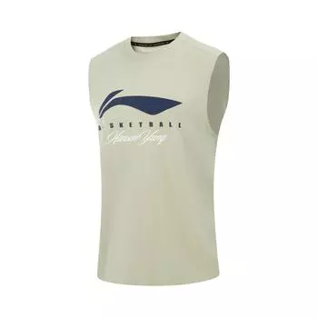Li Ning Серия CBA Циндао Госинь Хайтан Ян Хансен Простая Спортивная Повседневная Быстросохнущая Прохладная Круглый Вырез Буквы Профессиональная Баскетбольная Майка AVSV289-4 M
