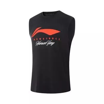 Li Ning Серия CBA Циндао Госинь Хайтянь Ян Хансен Спортивная Повседневная Простая Быстросохнущая Прохладная Круглый Вырез Буквы Профессиональная Баскетбольная Майка AVSV289-1 XL