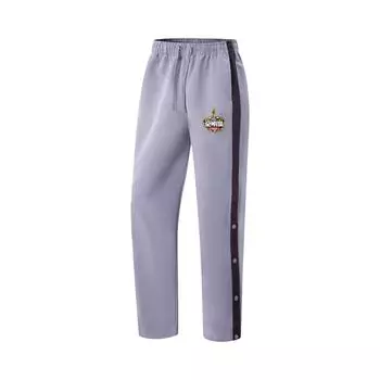Li Ning Серия CBA Повседневная мода Свободный крой С принтом Спортивные длинные брюки Мужские низ Фиолетовый AYKV763-2 M