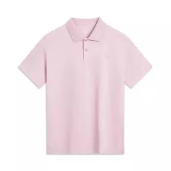 Li Ning Серия цветов Китая Удобная Повседневная Простая Однотонная Универсальная Влагоотводящая Футболка-поло с коротким рукавом Мужские Футболки-поло APLV083-18 S