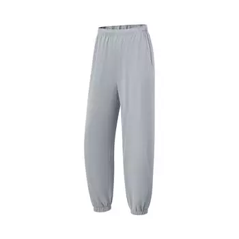 Li Ning Серия Фитнес Повседневные Простые Однотонные Ледяной Шелк Быстросохнущие Прохладные Защищающие от Ультрафиолета С манжетами Эластичные Трикотажные Спортивные Брюки Женские Брюки AKYV196-2 XS