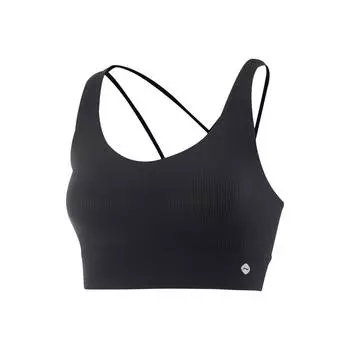 Li Ning Серия Фитнес Повседневный Простой Однотонный Дышащий Спортивный Бюстгальтер Женское нижнее белье AUBV016-7 S