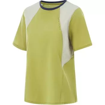 Li Ning Серия Fitness Цветной блок Круглый вырез Удобная Дышащая Универсальная Повседневная Футболка с коротким рукавом Женская футболка ATSU528-4 S