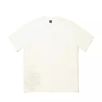 Li Ning Серия Кунг-фу Простая Универсальная Удобная Повседневная Модная Спортивная Футболка с Коротким Рукавом Мужские Топы AHSV497-1 S