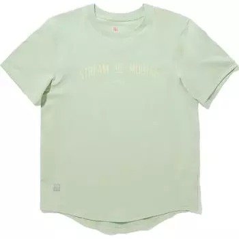 Li Ning Серия Outdoor Футболка женская с круглым вырезом, удобная, дышащая, свободного кроя, с коротким рукавом, светло-зеленая AHSUE78-3 S