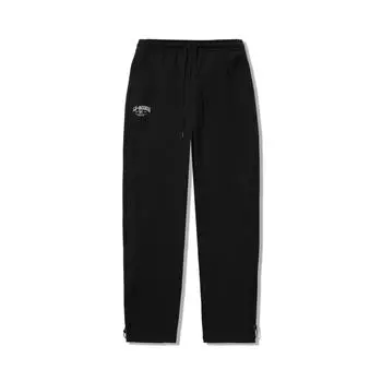 Li Ning Серия Reignite Логотип Буквы Свободные Брюки Кэжуал на Кулиске Женские брюки Черный AKLU242-2 M