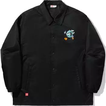 Li Ning Серия Скейтборд Принтованная Свободная Удобная Повседневная Хлопковая Куртка Унисекс Куртка Черная AJMU217-2 S