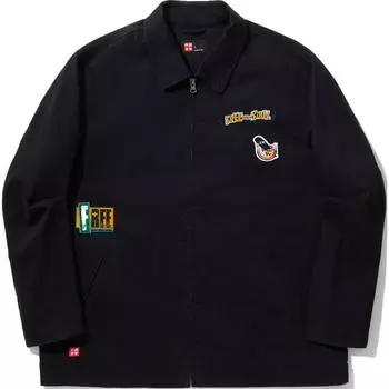 Li Ning Серия Скейтборд Свободная Повседневная Удобная Куртка Мужские Куртки Черный AFDUA65-1 M