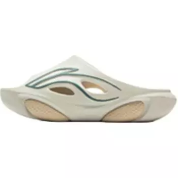 Li Ning Серия спортивного образа жизни Повседневные Мягкие Износостойкие Водонепроницаемые Низкие Шлепанцы Детские шлепанцы Серебристо-серый YKOV002-3 32