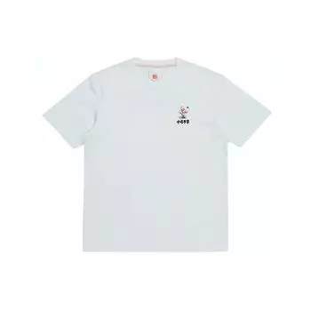 Li-Ning Серия спортивной моды - коллекция Sakura, повседневная спортивная футболка с логотипом и круглым вырезом, однотонная, мужские топы, белые AHSR628-1 XXXL