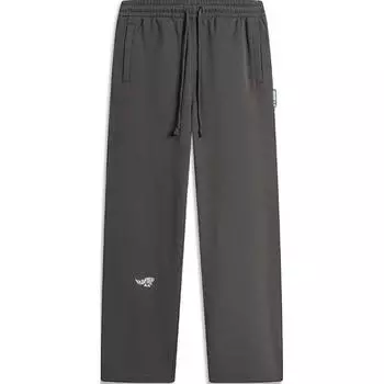 Li Ning Серия Спортивный Стиль Badfive Свободные Удобные Дышащие Универсальные Спортивные Длинные Брюки Мужские низ Серо-Сланцевый AKLU089-6 2XL