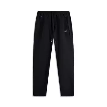 Li Ning Серия Спортивный Стиль Повседневные Простые Однотонные Спортивные Брюки Мужские Брюки Черные AYKV371-3 S