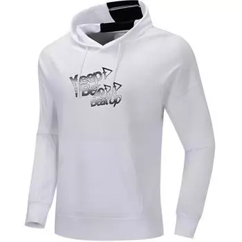 Li Ning Серия Спортивный Стиль Жизни Повседневный Простой Надпись Свободный Модный Удобный Универсальный Худи Унисекс худи AWDP415-4 S
