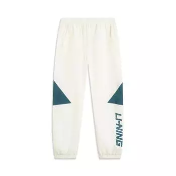 Li Ning Серия Спортивный Тренд Повседневные Универсальные Удобные Простые Цветной Блок Эластичные Манжеты На шнуровке Вязаные Спортивные Штаны Унисекс AYKV161-4 L