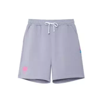 Li Ning Серия Steven Harrington Свободные Однотонные Спортивные Повседневные Шорты Мужские Шорты Дымчато-Серый-Фиолетовый AKSSB47-2 XXL