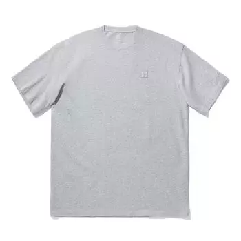 Li Ning Серия Vital Однотонная футболка с круглым вырезом Удобная Дышащая Свободная с коротким рукавом Унисекс Футболки Синий Фиолетовый AHSU925-6 M