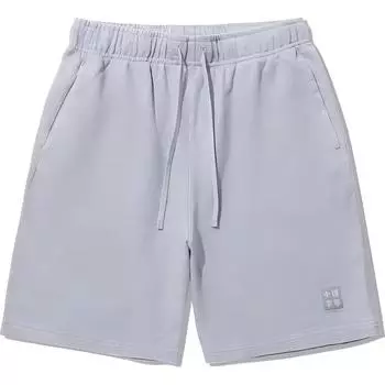Li Ning Серия Vital Спортивный стиль Повседневные шорты свободного кроя Удобные Дышащие Однотонные Повседневные шорты Унисекс Светло-серый AKSU815-4 M