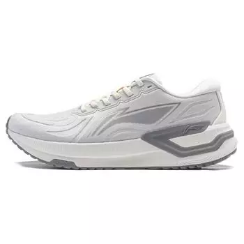 Li-Ning Shadow 3.0 Минималистичные удобные прочные дышащие низкие кроссовки для бега мужские кроссовки серо-белые ARHU003-1 43