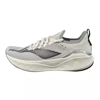 Li Ning Shadow 3.0 Pro Модные удобные простые универсальные амортизирующие нескользящие низкие повседневные кроссовки для бега для мужчин серо-белые ARHU001-11 42