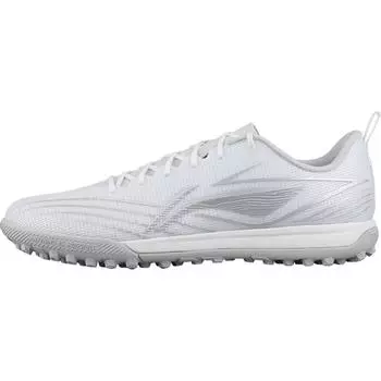 Li Ning Shadow 3.5 Удобные TF (Резиновые шипы) Искусственный газон Нескользящие Прочные Футбольные бутсы Мужские Футбольные бутсы Серебристые YSTV0114 39