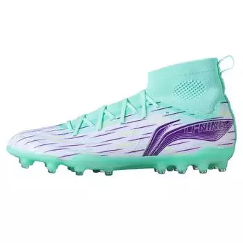 Li Ning Shadow 3 Модный тренд MG (Резиновый короткий стержень) Искусственный газон износостойкие дышащие футбольные бутсы мужские футбольные бутсы YSFU035-3 40