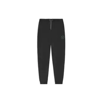 Li-Ning Штаны спортивные трикотажные зауженные светоотражающие трехмерного кроя Wade Series, мужские, черные AYKS385-1 M