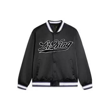 Li Ning Single Button Letter Jacket Мужские куртки Черные AJMT297-1 M