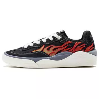 Li Ning Skategeneral прочные легкие низкие кроссовки для скейтбординга мужские кроссовки черные AEPSA49-6 42