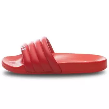 Li Ning Slide Удобные повседневные бесшумные быстросохнущие тапочки женские тапочки красные ABTQ004-3 37