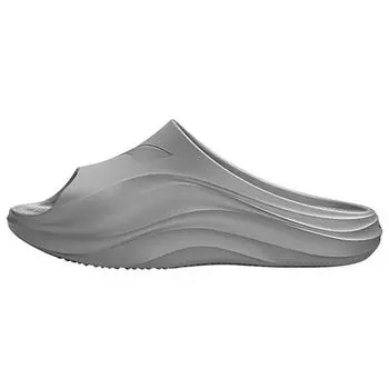 Li Ning Soft Bouncing Cool EVA Silent Slide Sandals Unisex Shoes Gray LNXU931-3 37