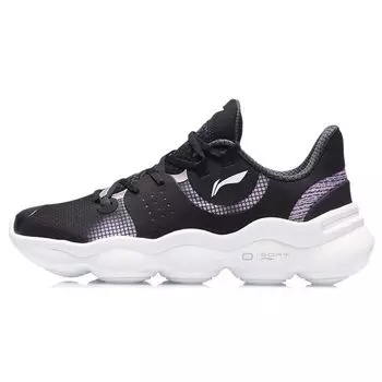 Li Ning Soft Bubble Амортизирующая спортивная обувь женские кроссовки черный розовый ARHR014-1 36
