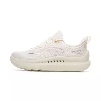 Li-Ning Soft Cool 2 Sports Comfortable Non-Slip Wear-Resistant Low-Top Casual Shoes Women sneaker Off-White AGLV010-3 36
