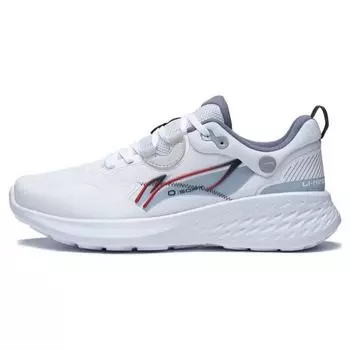 Li Ning Soft Element прочные дышащие низкие спортивные повседневные туфли мужские кроссовки белые AGLT007-1 44