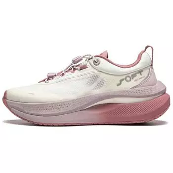 Li-Ning Soft Go Max Retro Versatile Shock Absorption Non-Slip Wear-Resistant Breathable Support Rebound Low-Top Casual Shoes Women Sneakers AGLU046-3 35