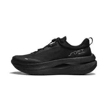 Li Ning Soft Go Max удобные универсальные нескользящие прочные повседневные кроссовки с низким верхом мужские кроссовки черного цвета AGLU037-1 39