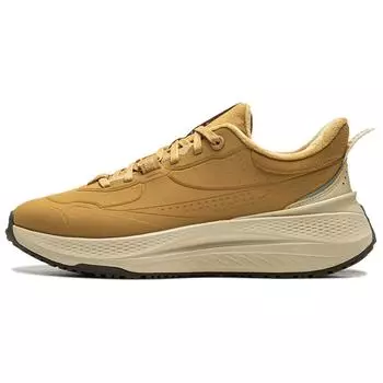 Li-Ning Soft Plus Fleece Fashion Non-Slip Warm Wear-Resistant Low-Top Casual Shoes Men sneaker Curry-Yellow AGLU097-3 44
