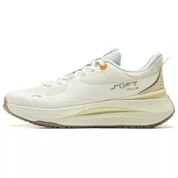 Li Ning Soft Plus Модные универсальные легкие толстые подошвы нескользящие увеличивающие рост амортизирующие прочные низкие повседневные туфли AGLV004-2 35