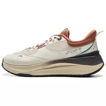Li Ning Soft Plus Модные универсальные легкие нескользящие толстые подошвы, увеличивающие высоту, амортизирующие, прочные, низкие повседневные туфли AGLU087-5 42