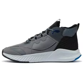 Li Ning Soft Zero Wntr Shock Absorbation Rebound Низкие повседневные туфли мужские кроссовки серые AGLR237-2 39