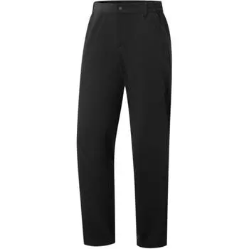 Li-Ning Solid Color Mid-Rise Breathable Versatile Straight Leg Casual Pants Men bottoms Black AYKV133-2 L
