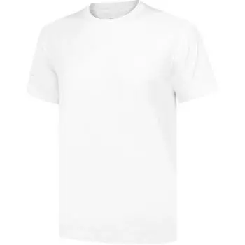 Li-Ning Solid Color Round Neck Comfortable Versatile Breathable Short Sleeve T-Shirt Unisex Tops White AHSUB97-2 M