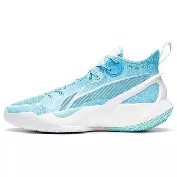 Li-Ning Sonic 10 Mid V1 Island синие мужские кроссовки ABAS069-2 45