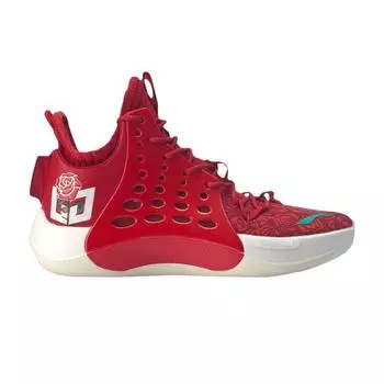 Li-Ning Sonic 7 v2 Rose City - красные мужские кроссовки белые ABAP077-2