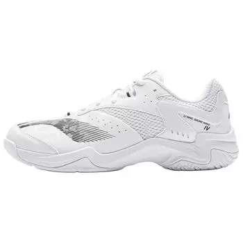 Li Ning Sound Wave IV Удобные Модные Прочные Дышащие Низкие Бадминтонные Кроссовки Унисекс Белые AYTV015-4 37