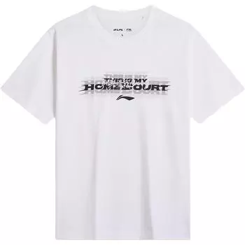 Li-Ning Совместная брендированная серия Sports Lifestyle X League Of Legends, футболка с круглым вырезом, логотипом и буквенным принтом, с короткими рукавами, топы унисекс, AHSUD85-3 L