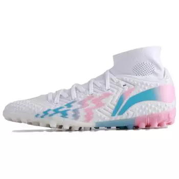 Li Ning Speed Shadow 2 Удобные дышащие TF (Резиновые шипы) Синтетическая кожа амортизирующие прочные футбольные бутсы мужские футбольные бутсы YSTU021-7 39