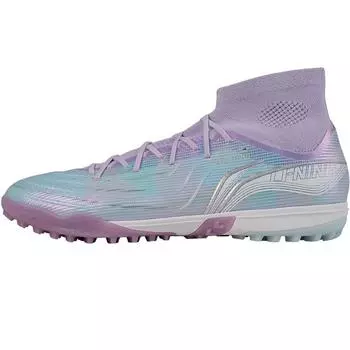Li Ning Speed Shadow 3 Удобная мода TF (Резиновые шипы) Футбольные бутсы с искусственным покрытием, амортизирующие, нескользящие, мужские футбольные бутсы YSTU047-4 43