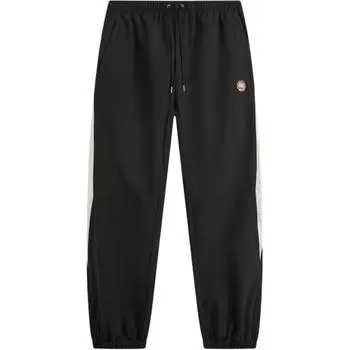 Li-Ning Spliced Letter Mid-Rise Drawstring Breathable Versatile Cuffed Knitted Sports Pants Men pants Black Gravel-Gray AYKU753-2 L