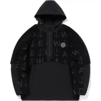 Li-Ning Spliced Pullover Hoodie Мужские топы Черный AWDQ691-1 L